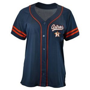 Women's Short Sleeve Houston Astros Mesh Jersey